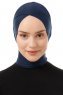 Elnara - Pañuelo Cross Hijab Azul Marino