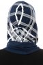 Ekose Cross - Hijab Al Amira One-Piece Azul Marino