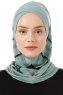 Ekose Cross - Hijab Al Amira One-Piece Verde