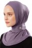 Ceren - Hijab Práctico Viscosa Morado Oscuro