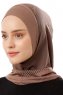 Wind Plain - Hijab Al Amira One-Piece Taupe Oscuro