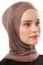 Wind Plain - Hijab Al Amira One-Piece Taupe Oscuro