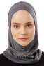 Wind Plain - Hijab Al Amira One-Piece Gris Oscuro