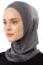 Wind Plain - Hijab Al Amira One-Piece Gris Oscuro