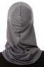 Wind Plain - Hijab Al Amira One-Piece Gris Oscuro