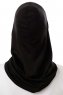 Logo Cross - Hijab Al Amira One-Piece Negro & Gris Claro