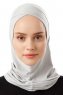 Logo Cross - Hijab Al Amira One-Piece Gris Claro