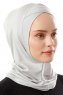 Logo Cross - Hijab Al Amira One-Piece Gris Claro