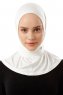 Sportif Plain - Hijab Práctico Viscosa Creme
