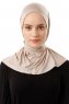 Sportif Plain - Hijab Práctico Viscosa Taupe Claro