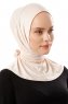 Sportif Plain - Hijab Práctico Viscosa Beige