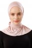 Sportif Plain - Hijab Práctico Viscosa Rosa De Antaño