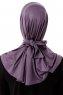 Sportif Plain - Hijab Práctico Viscosa Morado Oscuro