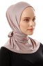 Sportif Plain - Hijab Práctico Viscosa Piedra Gris