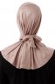 Sportif Plain - Hijab Práctico Viscosa Piedra Gris