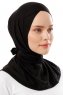 Sportif Cross - Hijab Práctico Viscosa Negro & Gris Claro
