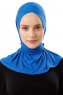 Sportif Cross - Hijab Práctico Viscosa Azul