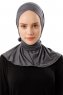 Sportif Cross - Hijab Práctico Viscosa Gris Oscuro
