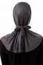 Sportif Cross - Hijab Práctico Viscosa Gris Oscuro
