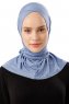 Sportif Cross - Hijab Práctico Viscosa Índigo