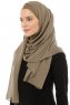 Alara Plain - Hijab Chiffon One Piece Verde Oliva