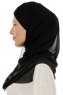 Alara Cross - Hijab Chiffon One Piece Negro