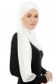 Alara Cross - Hijab Chiffon One Piece Crema