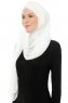 Alara Cross - Hijab Chiffon One Piece Crema