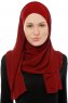 Alara Cross - Hijab Chiffon One Piece Burdeos