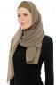 Alara Cross - Hijab Chiffon One Piece Verde Oliva