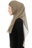 Alara Cross - Hijab Chiffon One Piece Verde Oliva