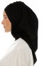 Isra Plain - Hijab One-Piece Viscosa Negro