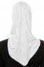 Isra Plain - Hijab One-Piece Viscosa Blanco