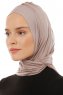 Isra Plain - Hijab One-Piece Viscosa Piedra Gris