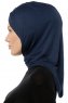 Isra Cross - Hijab One-Piece Viscosa Azul Marino