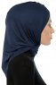 Isra Cross - Hijab One-Piece Viscosa Azul Marino