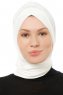 Isra Cross - Hijab One-Piece Viscosa Crema