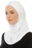 Hanfendy Plain Logo - Hijab One-Piece Blanco
