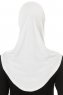 Hanfendy Plain Logo - Hijab One-Piece Blanco