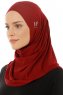 Hanfendy Plain Logo - Hijab One-Piece Burdeos