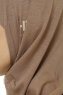 Hanfendy Plain Logo - Hijab One-Piece Taupe Oscuro