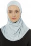 Hanfendy Plain Logo - Hijab One-Piece Baby Blue