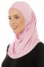 Hanfendy Plain Logo - Hijab One-Piece Rosado