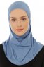 Hanfendy Plain Logo - Hijab One-Piece Índigo