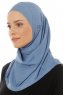 Hanfendy Plain Logo - Hijab One-Piece Índigo