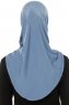 Hanfendy Plain Logo - Hijab One-Piece Índigo