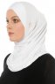 Hanfendy Cross Logo - Hijab One-Piece Blanco