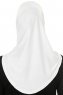 Hanfendy Cross Logo - Hijab One-Piece Blanco