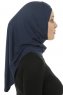 Hanfendy Cross Logo - Hijab One-Piece Azul Marino