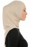 Hanfendy Cross Logo - Hijab One-Piece Taupe Claro